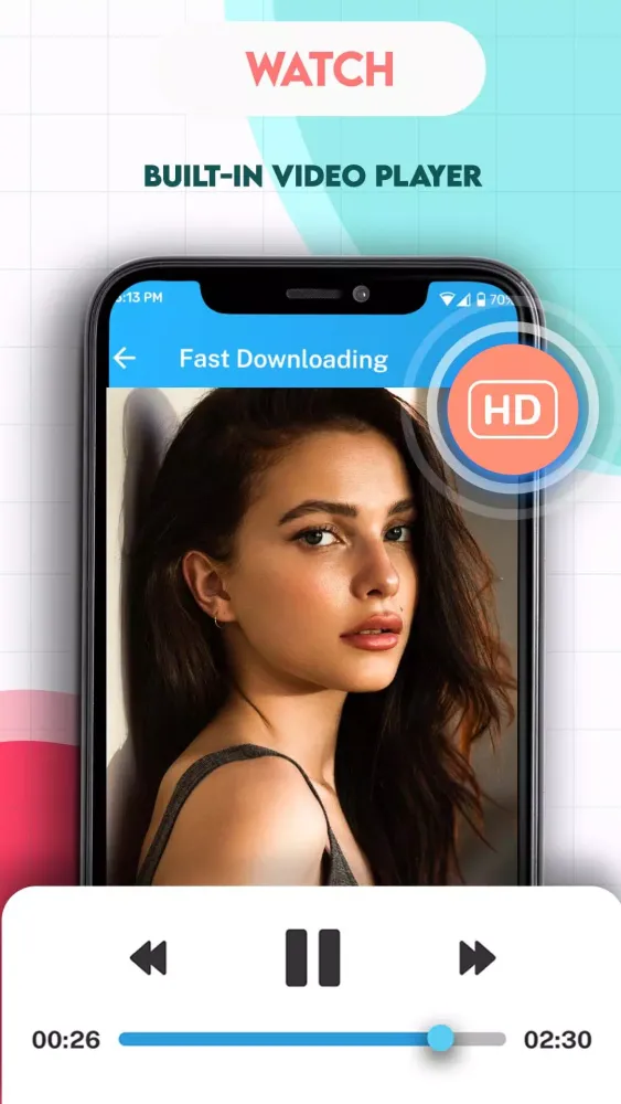 Capturas de tela do Video Downloader: Video Saver