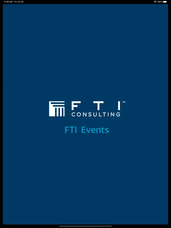 FTI Events iPad  Screenshots