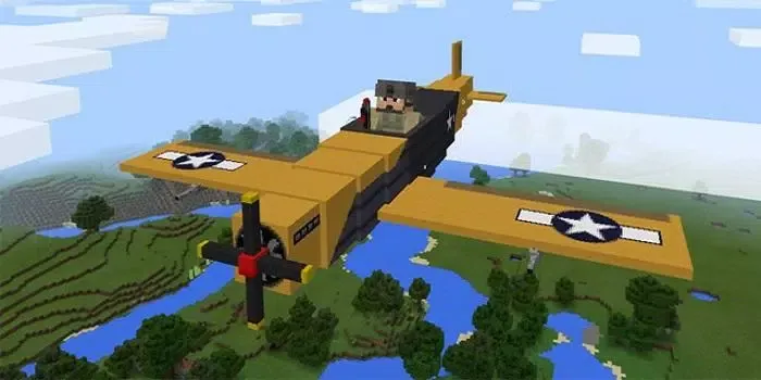 War Plane mod for MCPE Screenshots