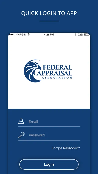 Capturas de tela do Federal Appraisal Association