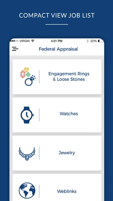 Capturas de tela do Federal Appraisal Association
