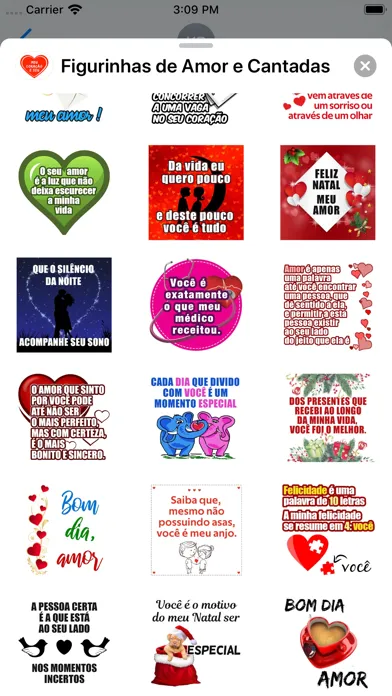Figurinhas de Amor e Cantadas Ekran Görüntüleri