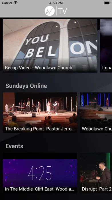 Woodlawn Church TV 스크린샷
