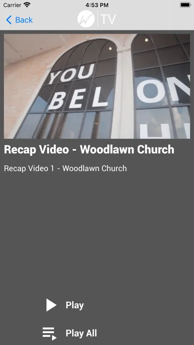 Woodlawn Church TV 스크린샷