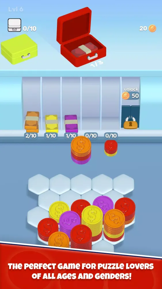 ภาพหน้าจอของ Coin Stack Bills