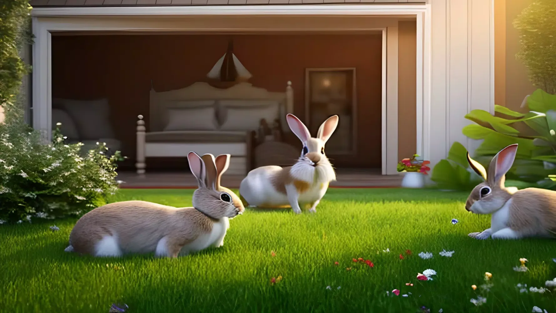 Capturas de tela do Rabbit Simulator