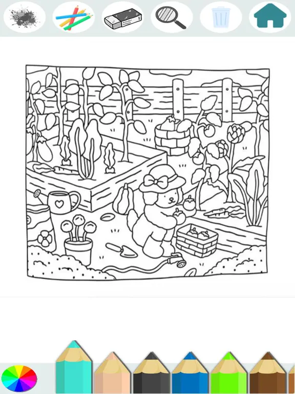 Screenshot di Bobbie Goods coloring book iPad 