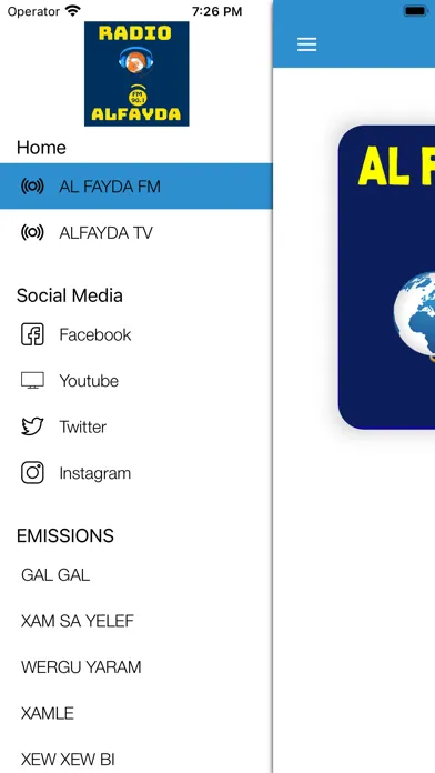 Tangkapan skrin AL FAYDA FM