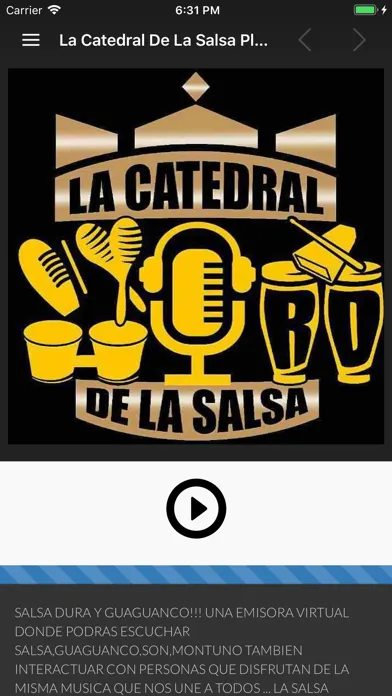 La Catedral De La Salsa Radio Screenshots