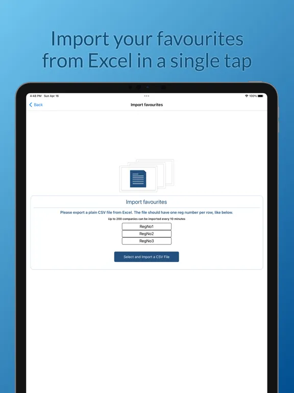 FastUK Companies House Search iPad  Ekran Görüntüleri