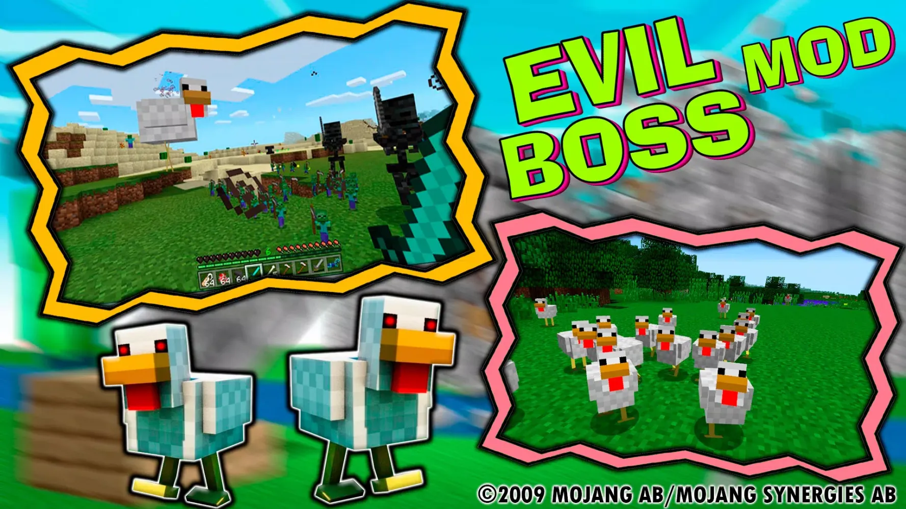 Angry Bosses Mod: Wither Storm应用截图