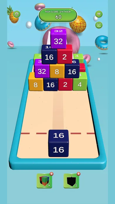 تصاویر Cube Fusion 2048-3D Merge Game