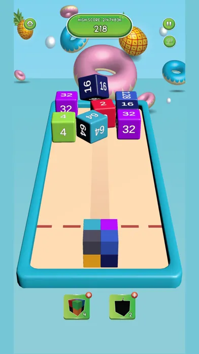 تصاویر Cube Fusion 2048-3D Merge Game