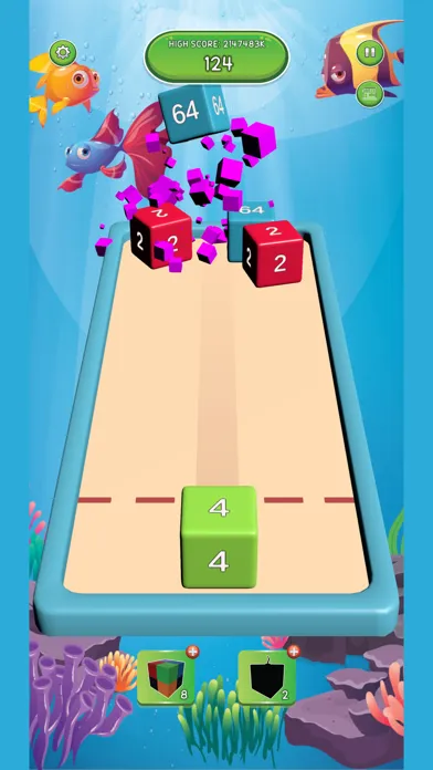 تصاویر Cube Fusion 2048-3D Merge Game