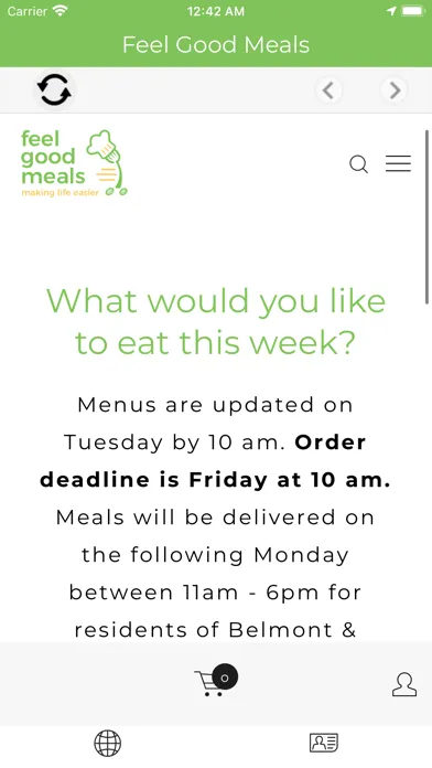 Feel Good Meals NC Screenshots