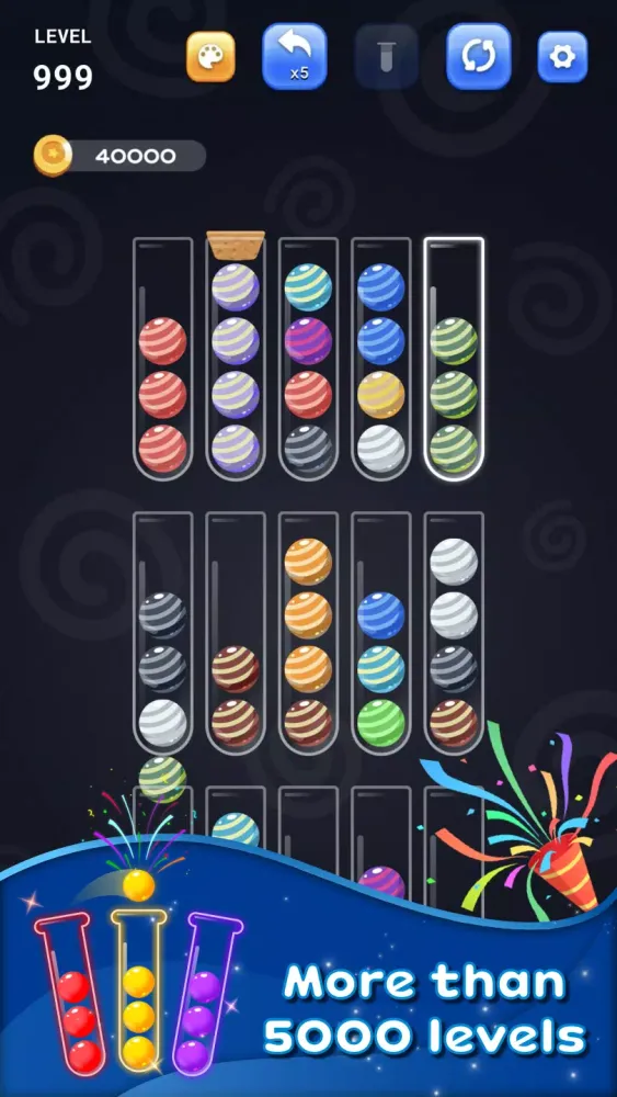 Ball Sort Puzzle Challenger Ekran Görüntüleri