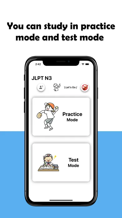 Capturas de tela do JLPT N3 Level