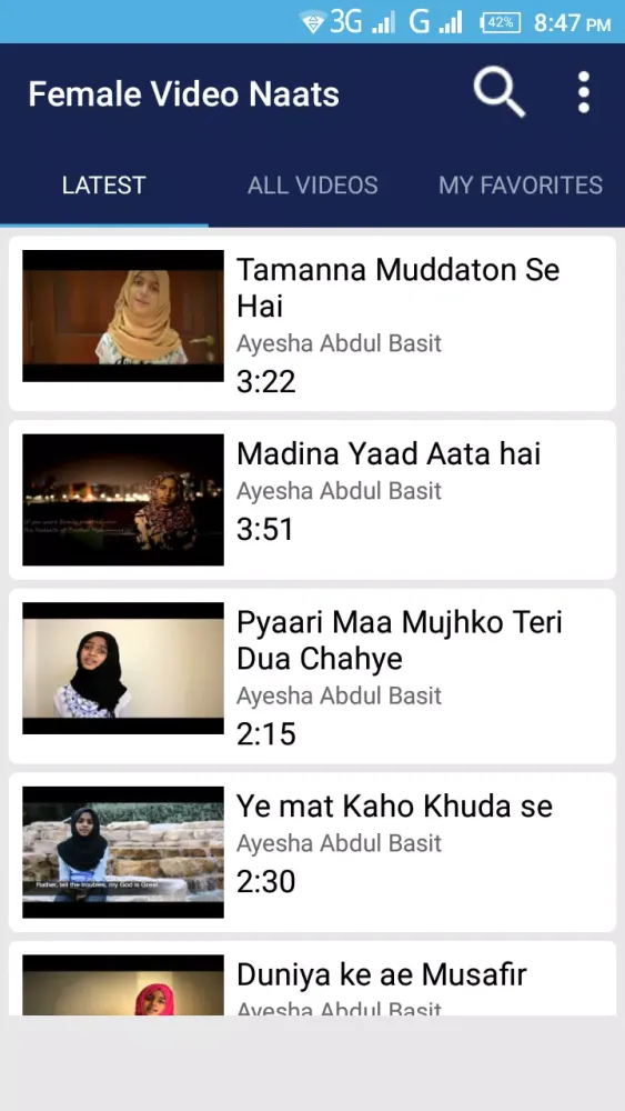 Female Video Naats Screenshots