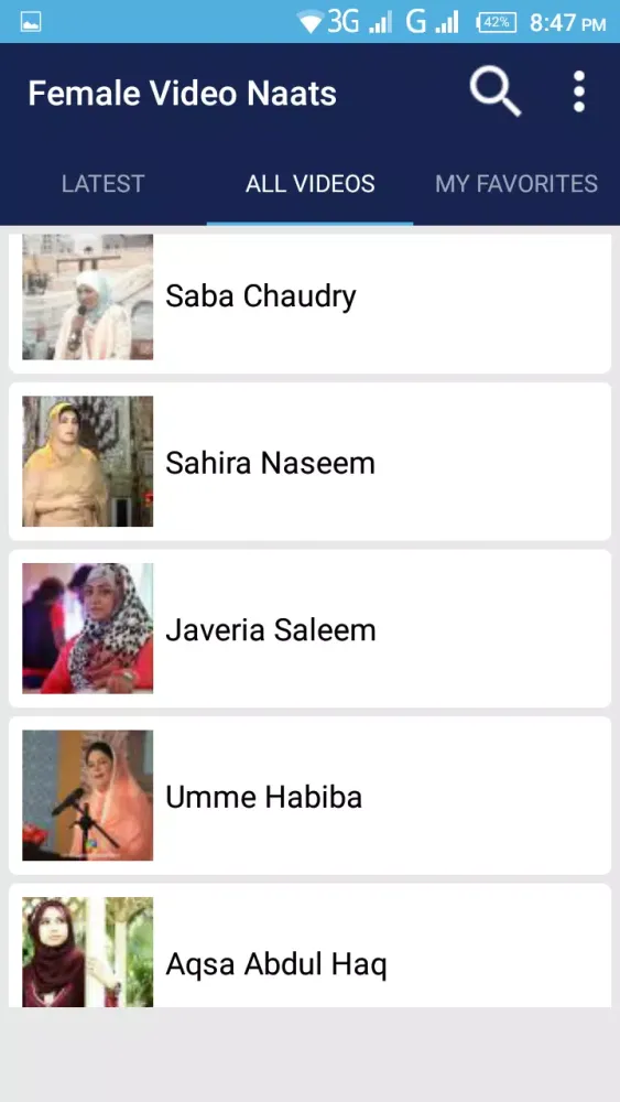 Female Video Naats Screenshots