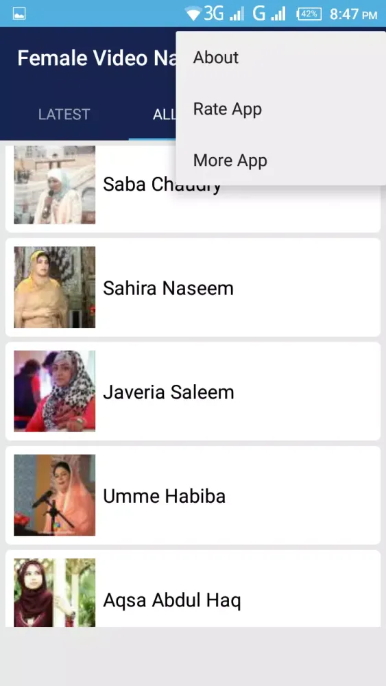 Female Video Naats Screenshots