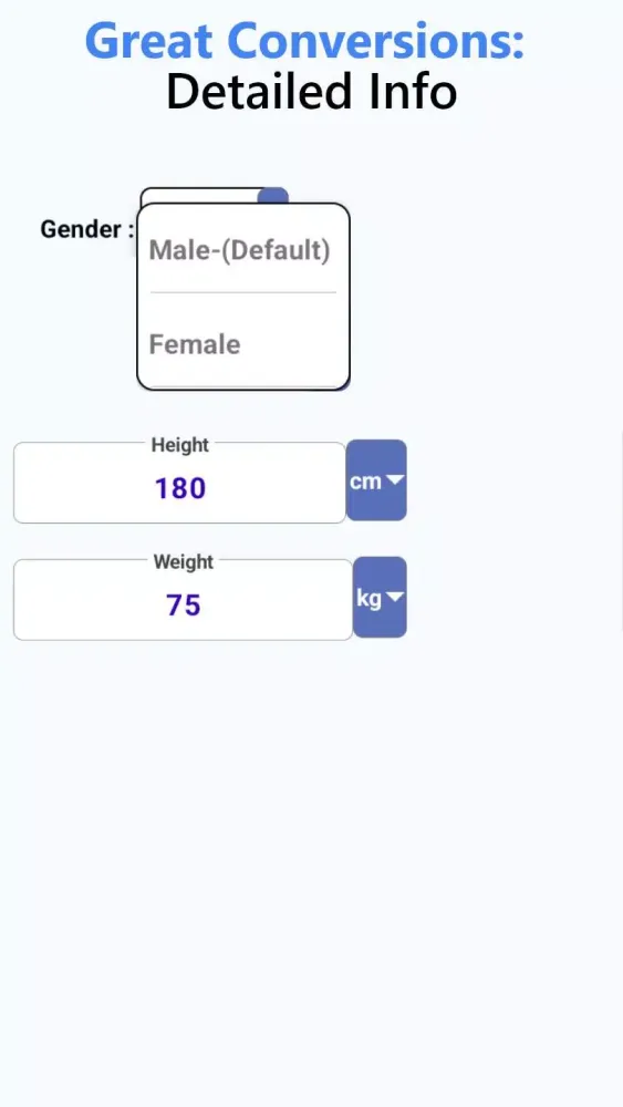 FFMI Calculator for Body Fat Screenshots