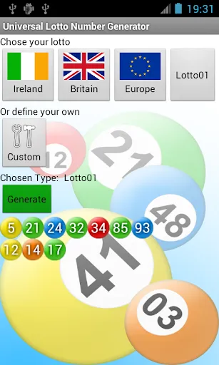 Universal Lotto Number Picker應用截圖