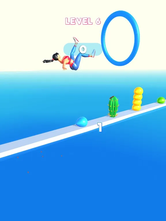 Tangkapan layar Bouncy Flip Girl iPad 