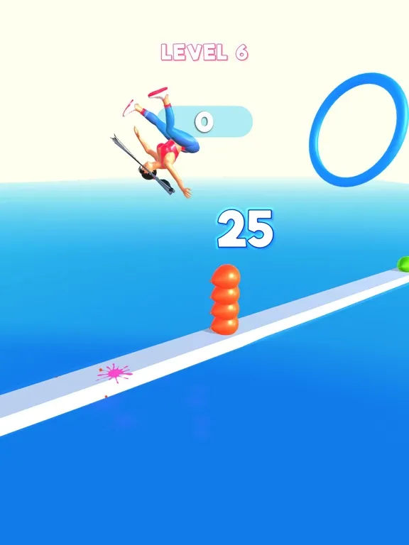 Tangkapan layar Bouncy Flip Girl iPad 