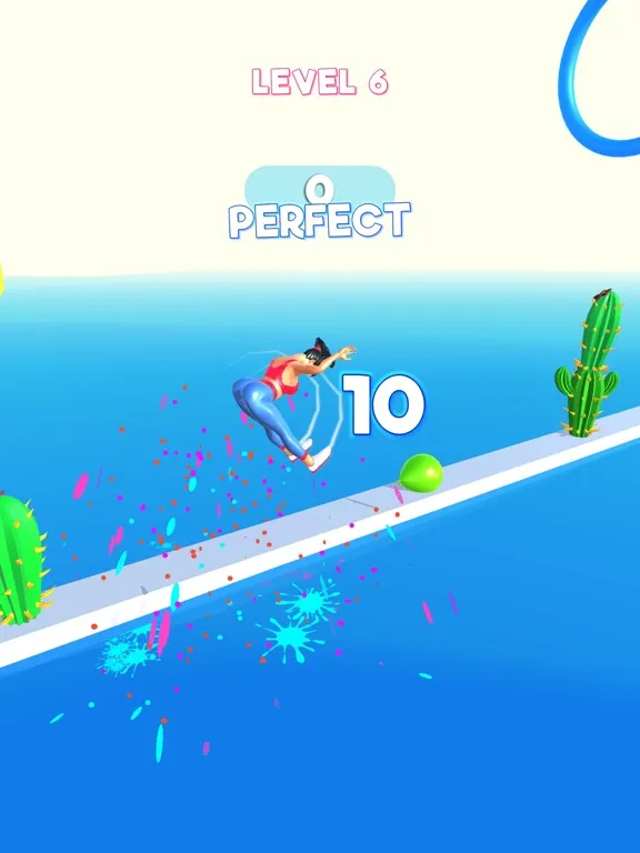Tangkapan layar Bouncy Flip Girl iPad 