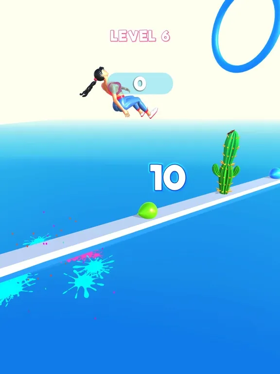 Tangkapan layar Bouncy Flip Girl iPad 