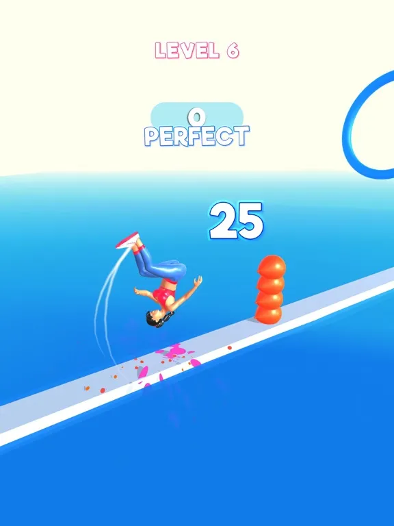 Tangkapan layar Bouncy Flip Girl iPad 