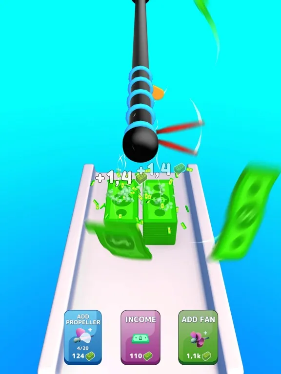 Money Fan Clicker iPad  Screenshots