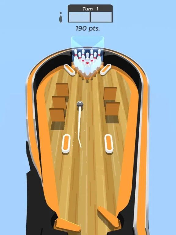 Capturas de tela do Pinball Bowling 3D iPad 