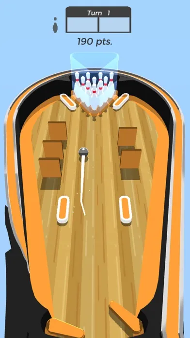 Capturas de tela do Pinball Bowling 3D
