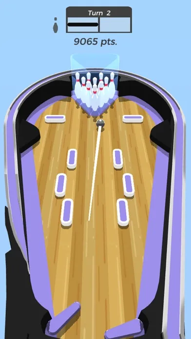Capturas de tela do Pinball Bowling 3D