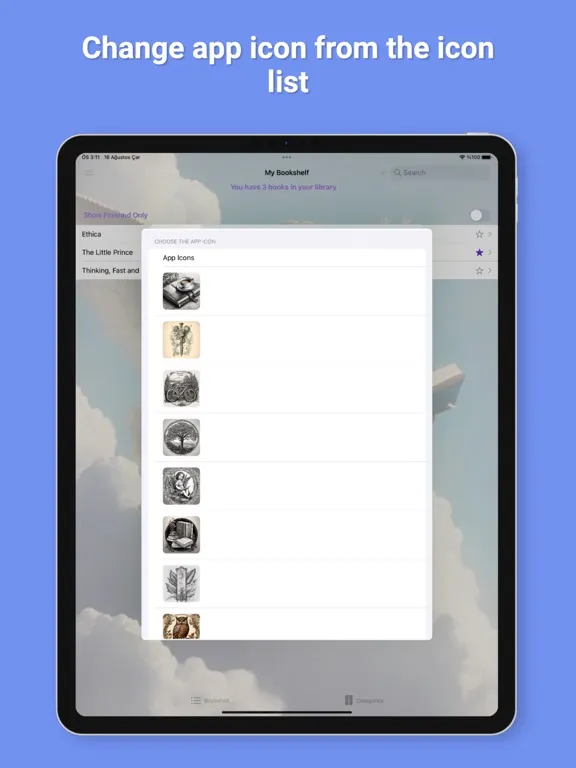 Book Tracker App - Ex Libris iPad 應用截圖