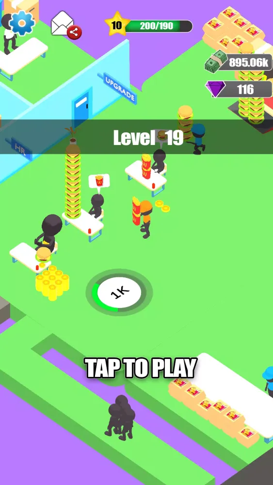 صور Idle Burger Shop Tycoon 3D