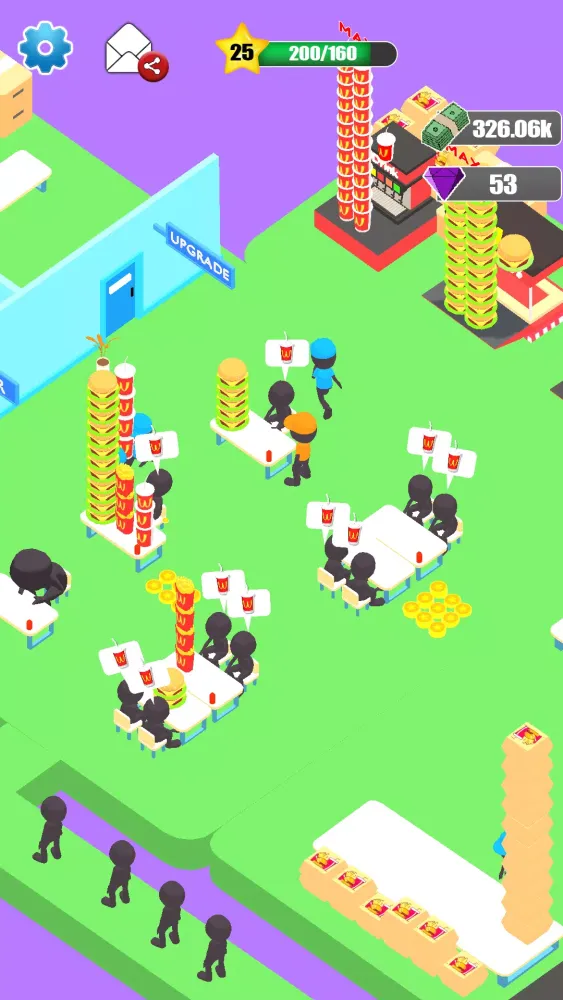 صور Idle Burger Shop Tycoon 3D