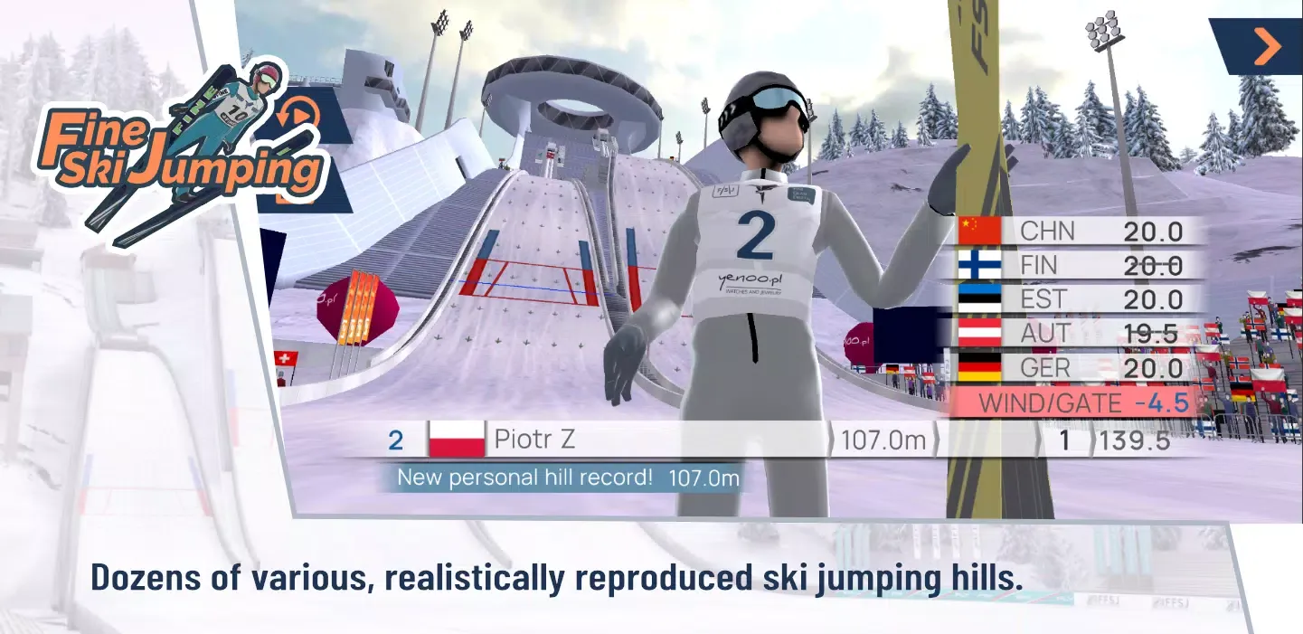 Fine Ski Jumping Screenshots