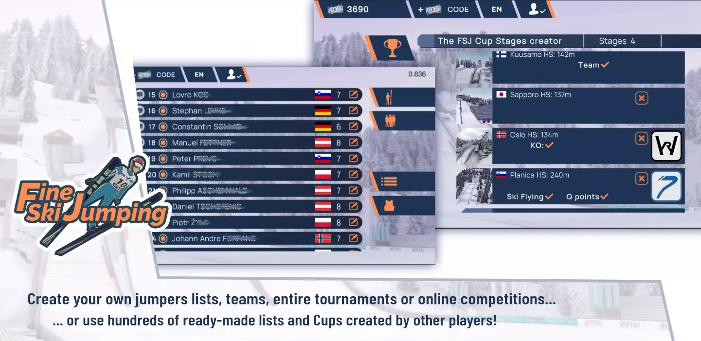 Fine Ski Jumping Screenshots