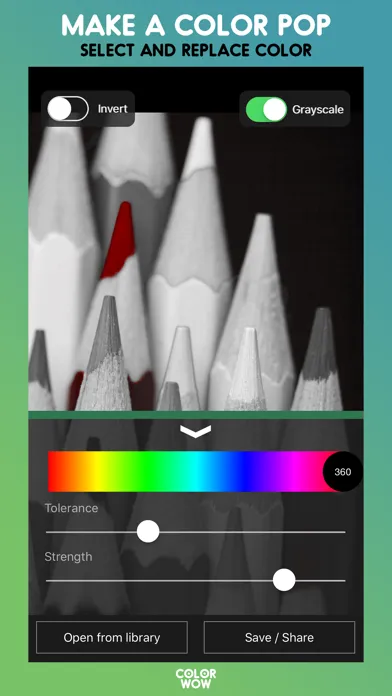 Tangkapan layar Color Wow