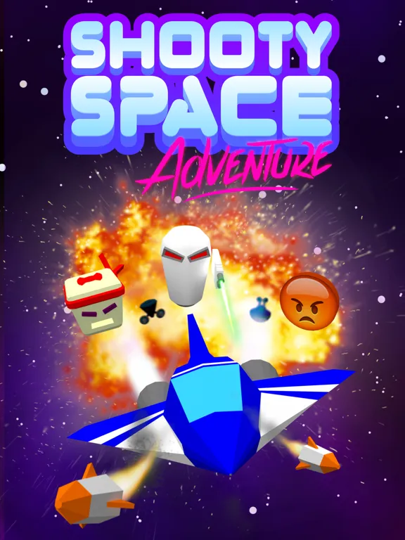 Shooty Space Adventure retro arcade shooter iPad  スクリーンショット