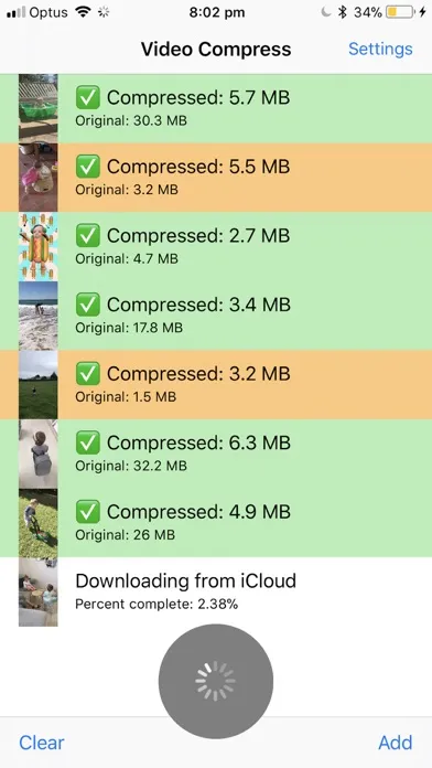 Zrzuty ekranu Video Compress & Resize