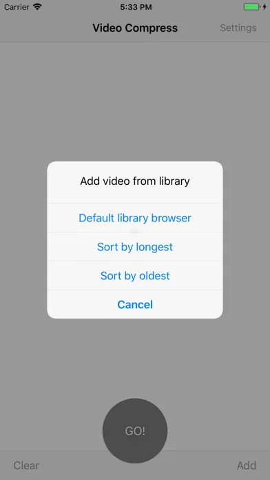 Zrzuty ekranu Video Compress & Resize