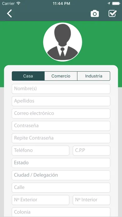Tangkapan skrin GreenApp