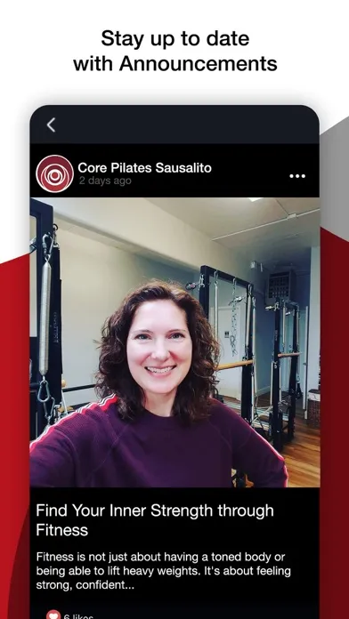 Tangkapan layar Core Pilates Sausalito