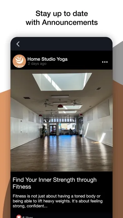 Capturas de tela do Home Studio Yoga