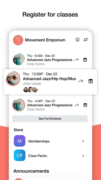 Movement Emporium سکرین شاٹس