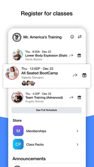 Mr America's Training Camp سکرین شاٹس