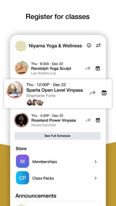 Niyama Yoga & Wellness應用截圖